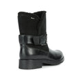 Geox D Rawelle B ABX A Leather Women's Black Boots