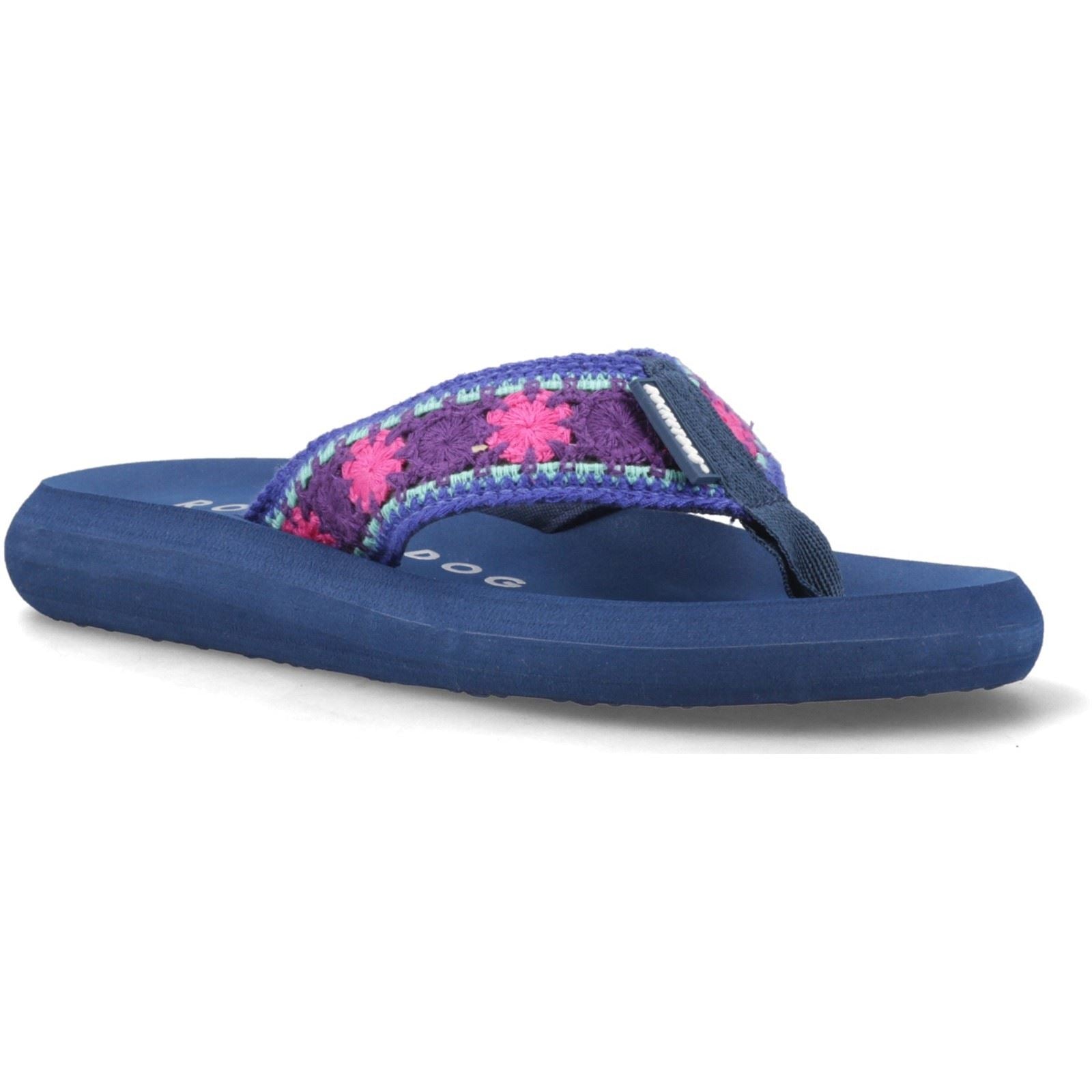 Rocket Dog Spotlight Marlow Textile Women's Purple/Multi Flip Flops