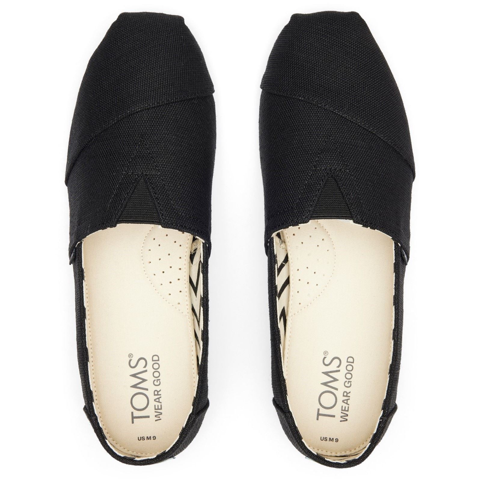 TOMS Alpargata Cotton Women's Black Sandals