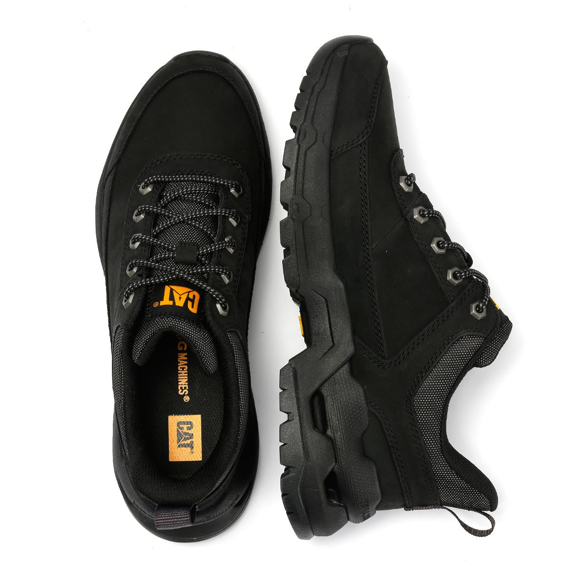 Caterpillar Surge Hiker Lo Waxy Nubuck Men's Black Lace-Up Shoes