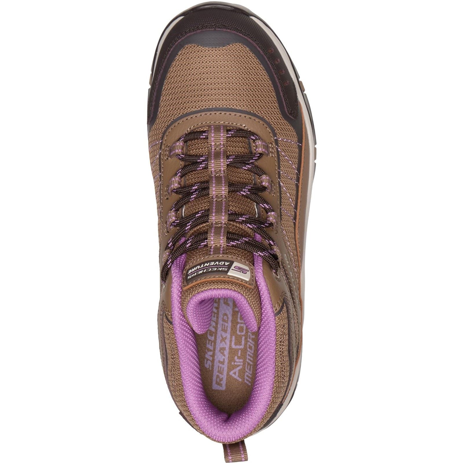 Skechers Trego Ashaway Leather Women's Tan/Brown Hiking Boots