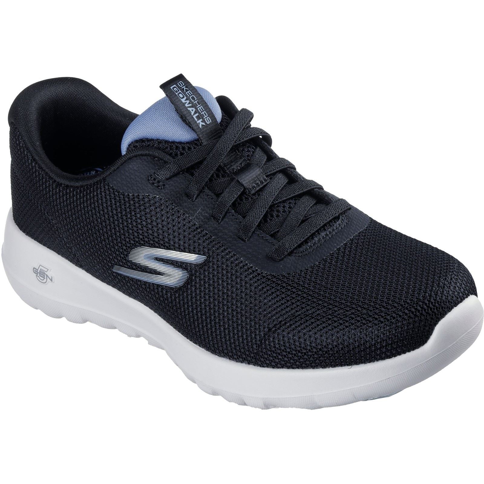 Skechers GO WALK Joy Rina Textile Women's Black/Blue Trainers