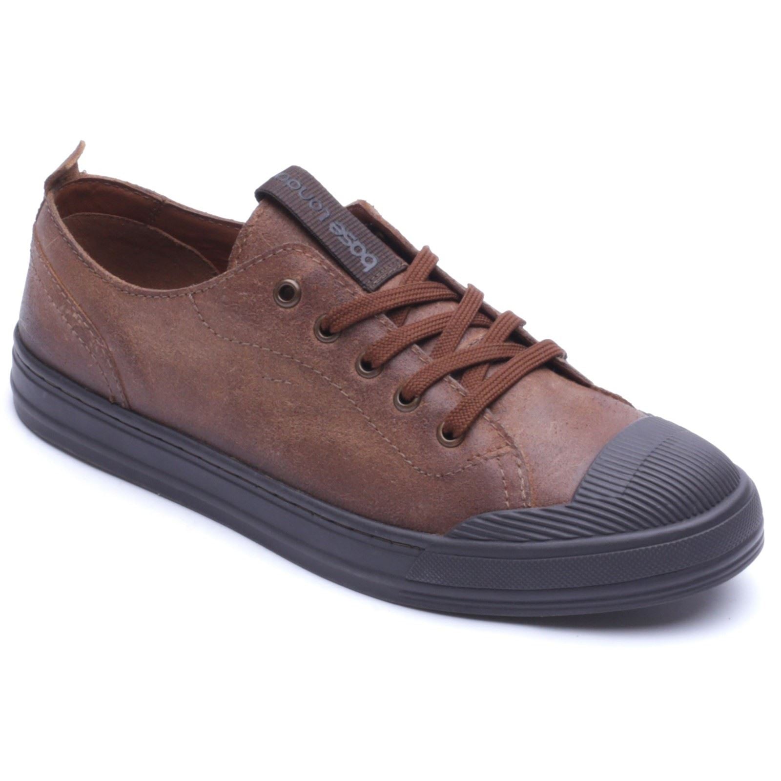 Base London Volt Leather Men's TAN Lace-Up Shoes