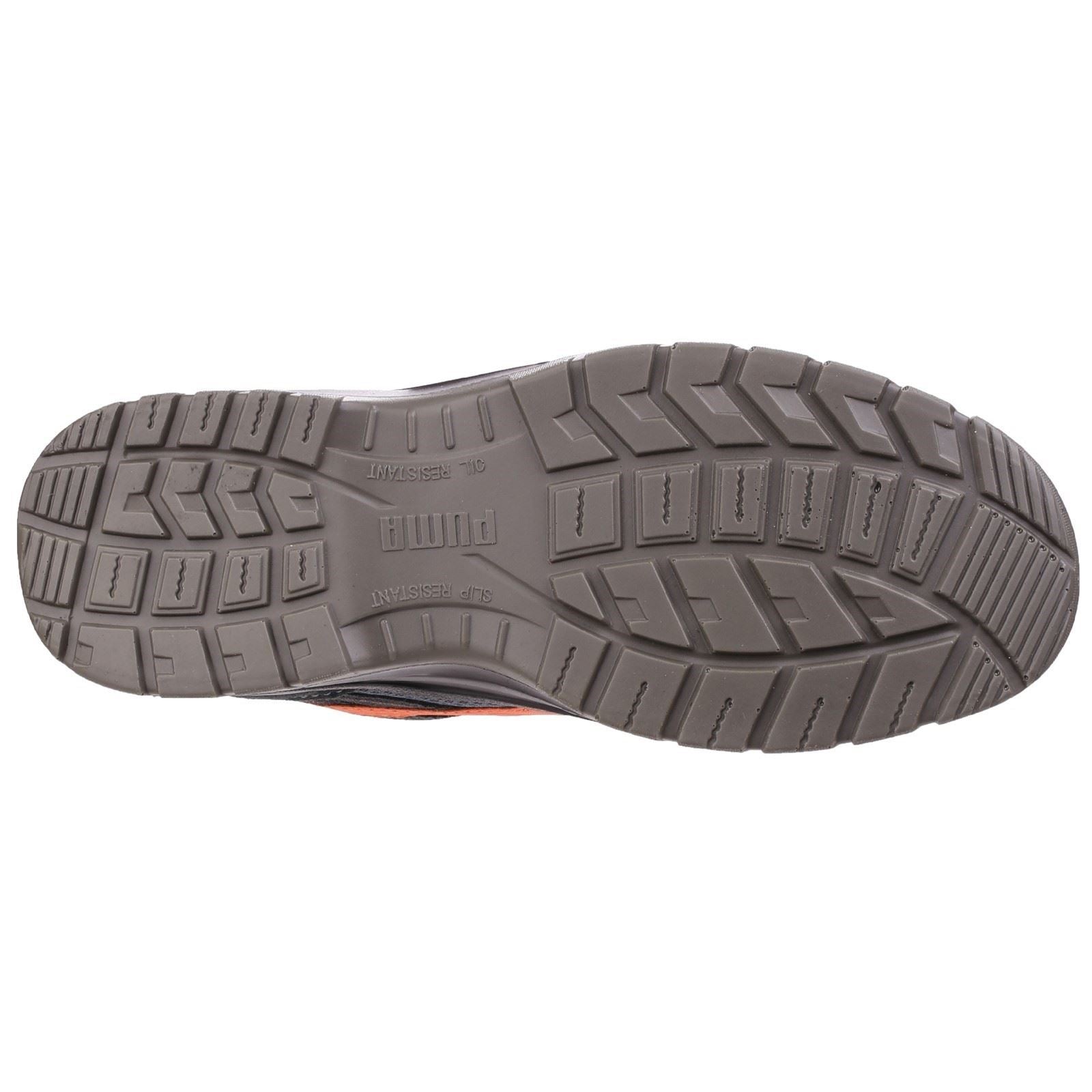 Puma Safety Omni Flash Low Suede Grey/Orange Safety Trainers