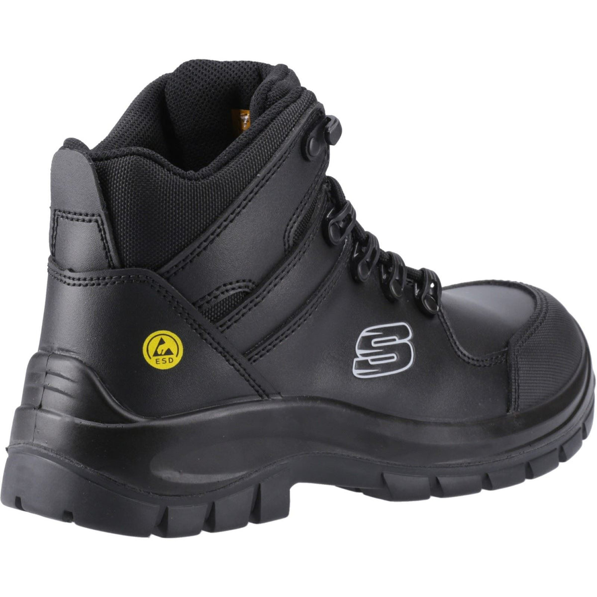 Skechers Workwear Trophus Kilram Leather Men's Black Safety Boots