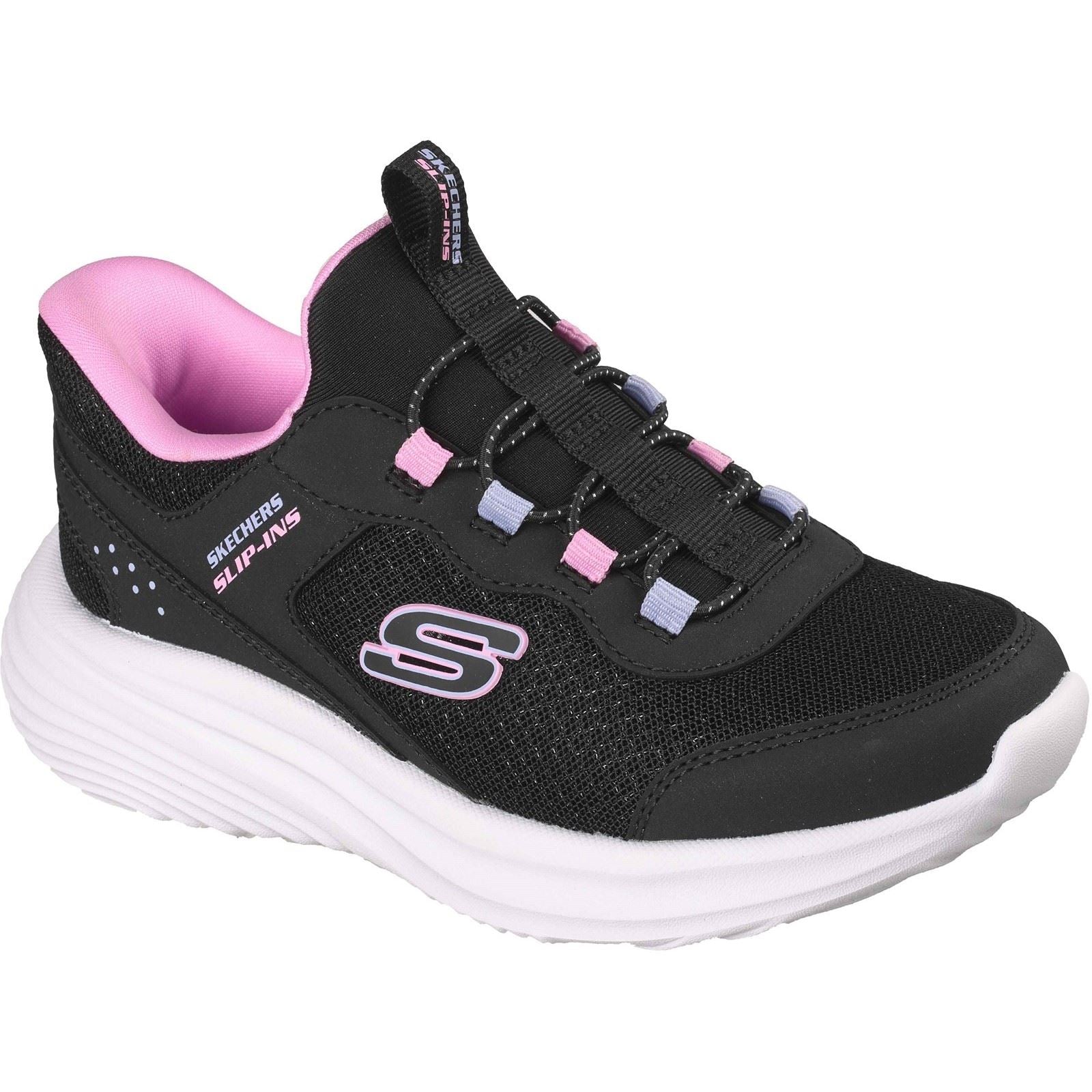 Skechers Bounder Pro Polyurethane Black Trainers