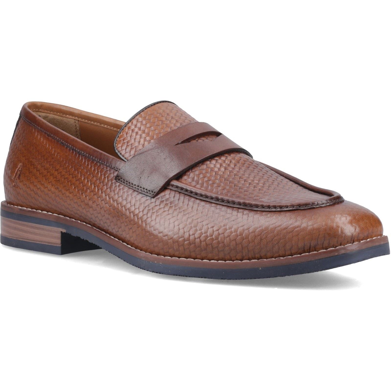 Hush Puppies Mitchell Leather Men's Tan Loafers