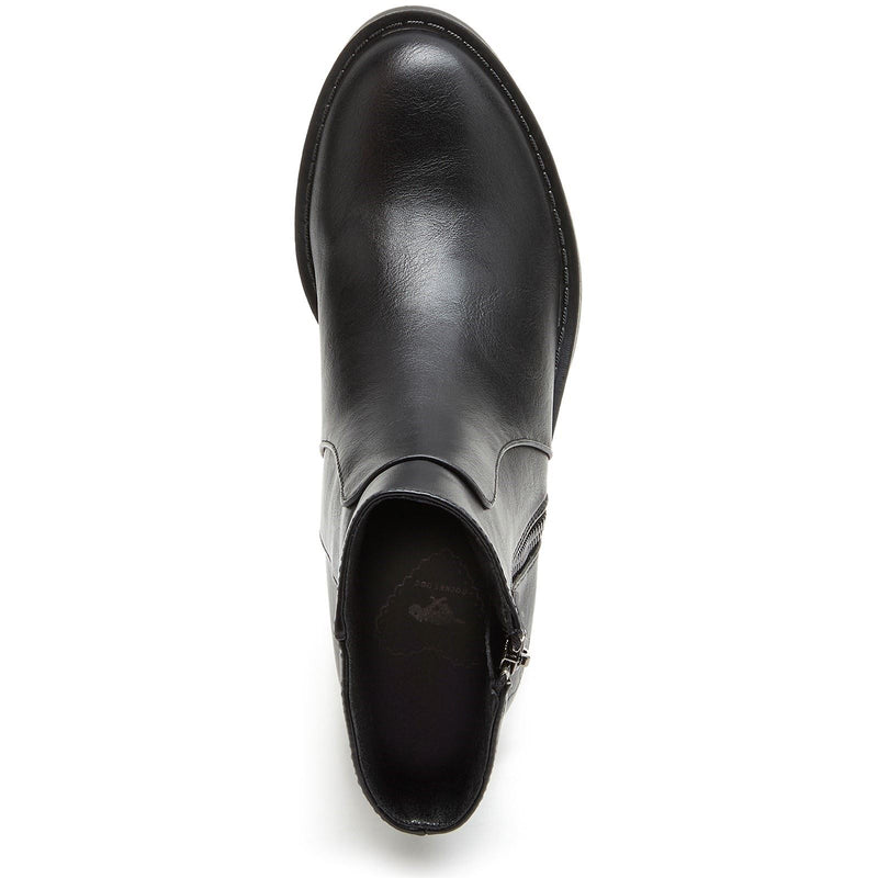 Rocket Dog Yonder Synthetic Women's Black Heeled Ankle Boots