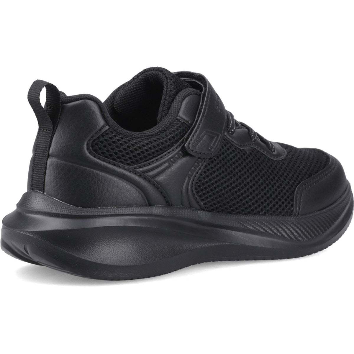Hush Puppies Marty Trainer Textile Black Trainers