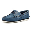 Timberland Classic 2 Eye Leather Men's Dark Blue Boat Shoes