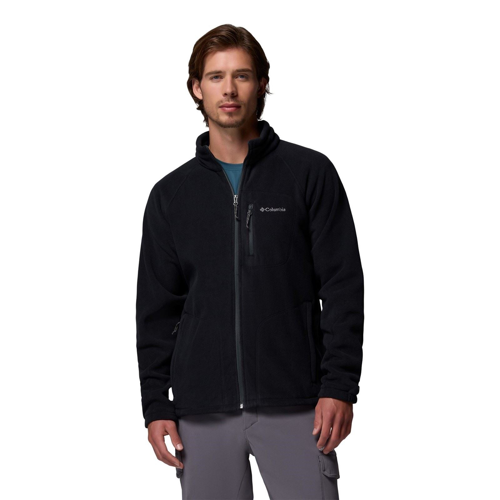 Columbia Fast Trek II Full Zip Men's Black Fleece Jacket