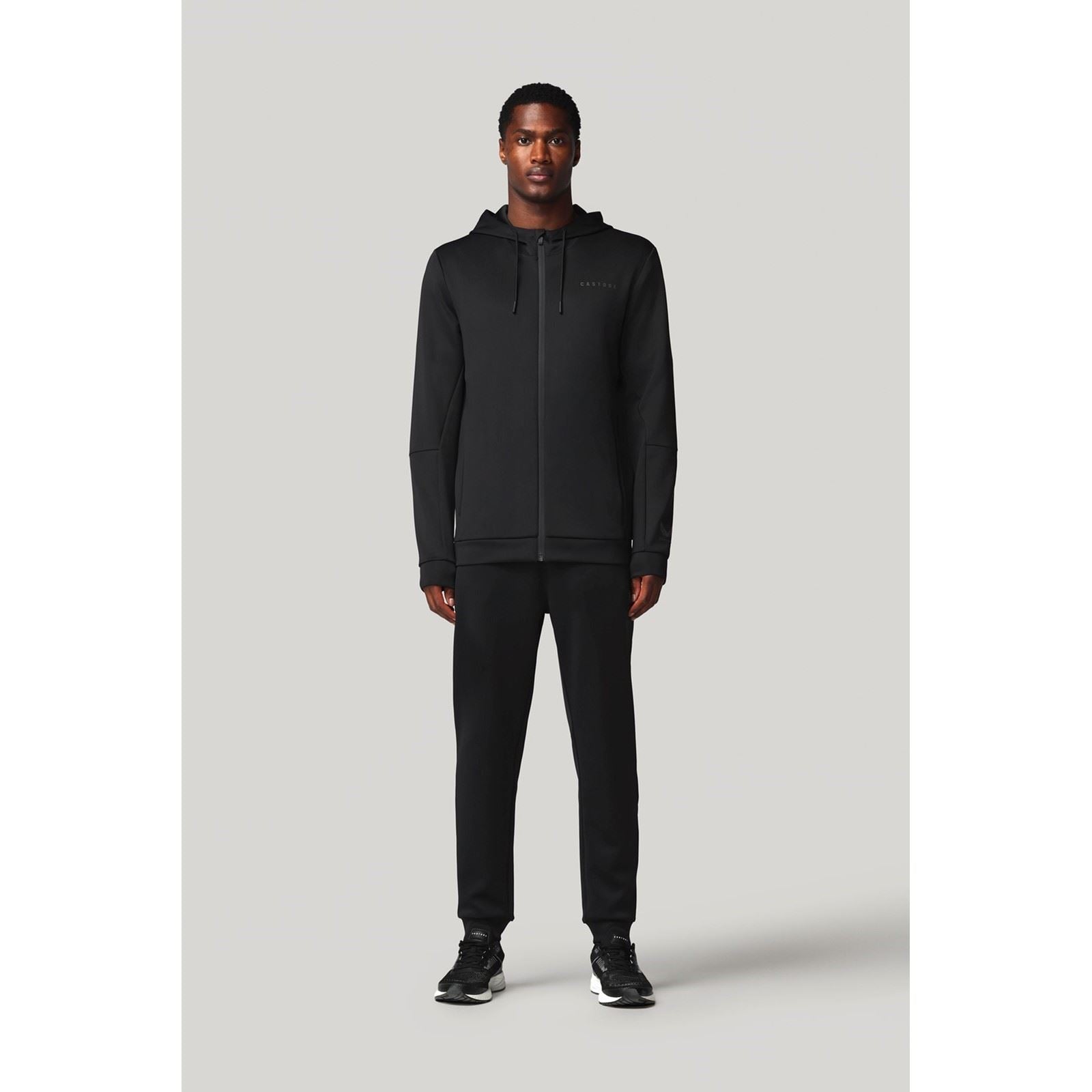 Castore Flex Full Zip Men's Black Hooded Sweatshirt