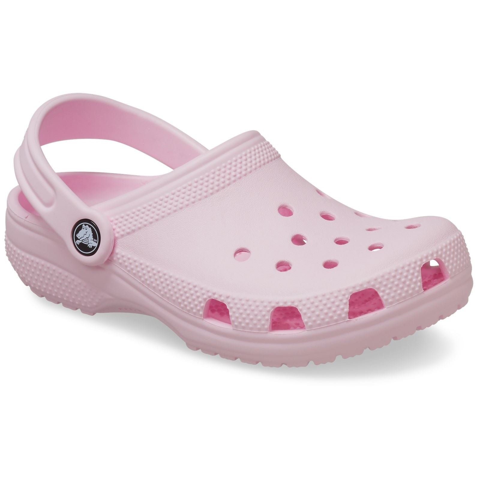 Crocs Toddler Classic Croslite Rubber Pink Milk Clogs