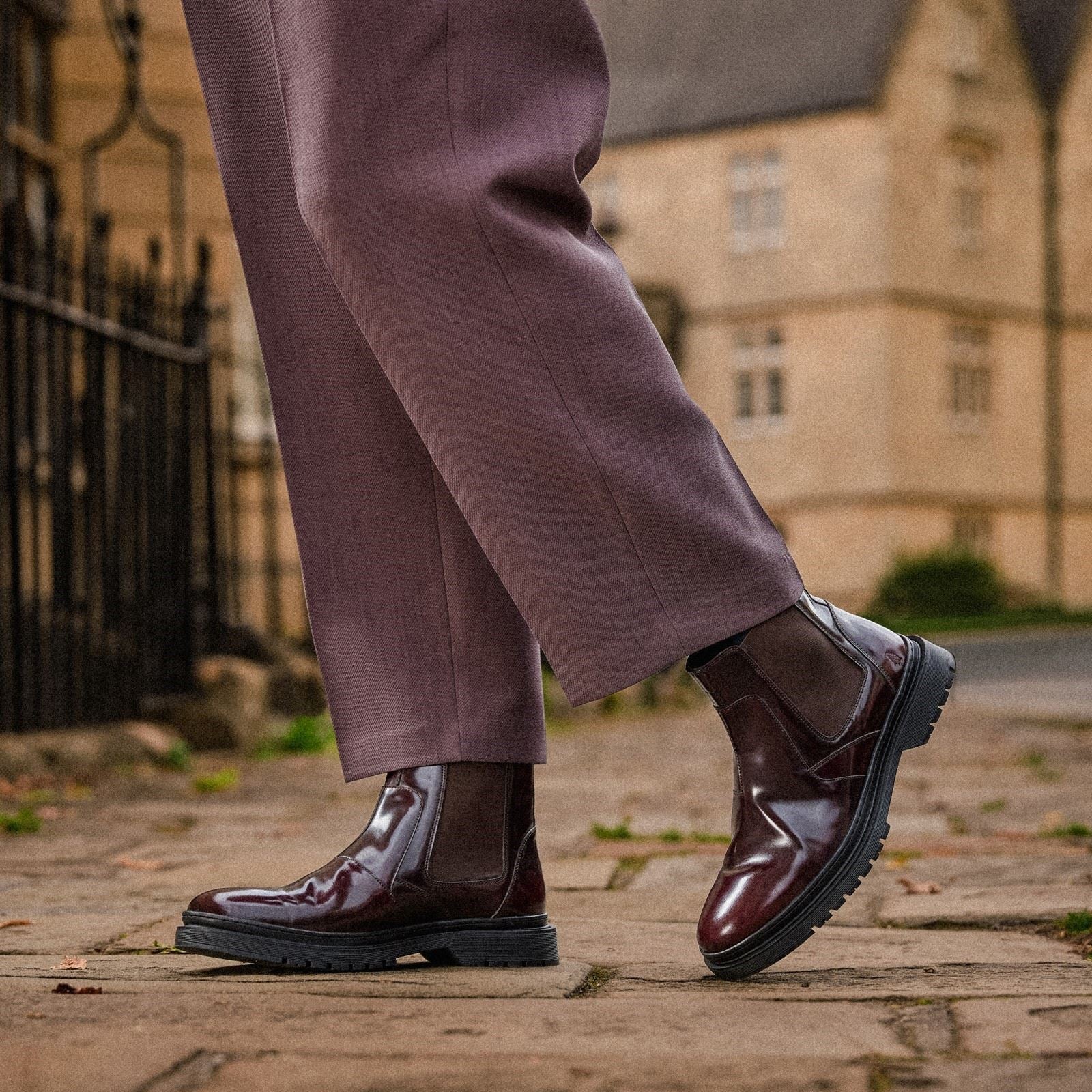 Hush Puppies Jamie Leather Men's Bordeaux Boots