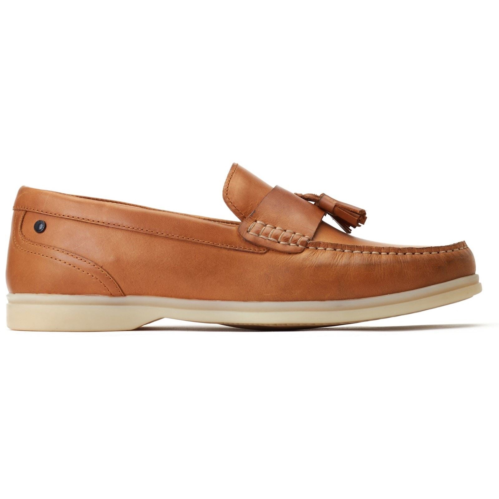 Base London Bonito Leather Men's Burnt Tan Loafers