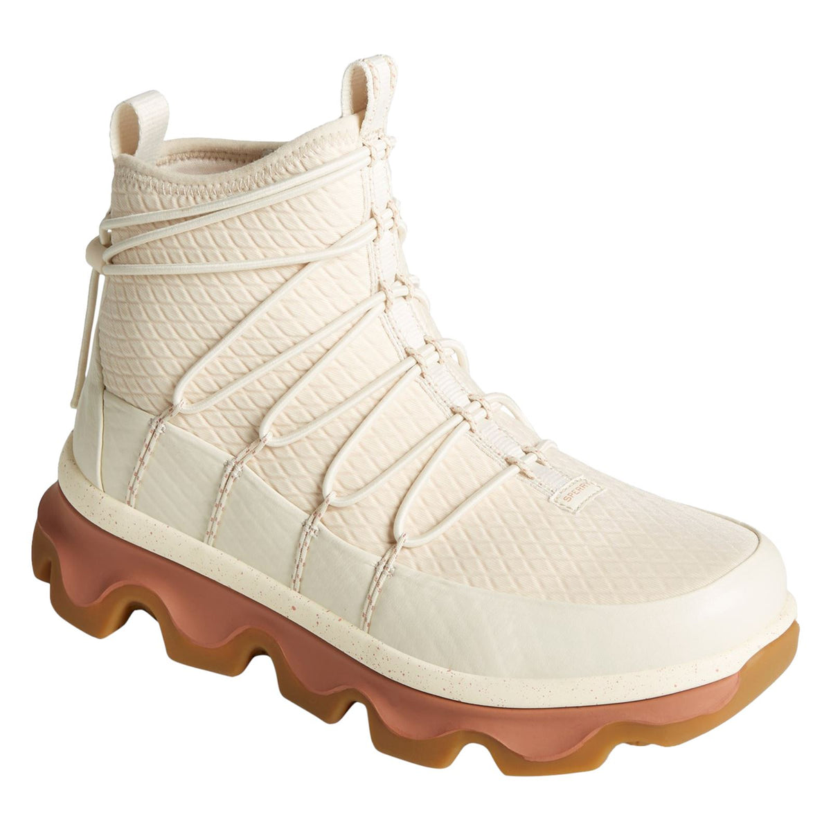 Sperry Saltwater 3D Textile White Wellington Boots