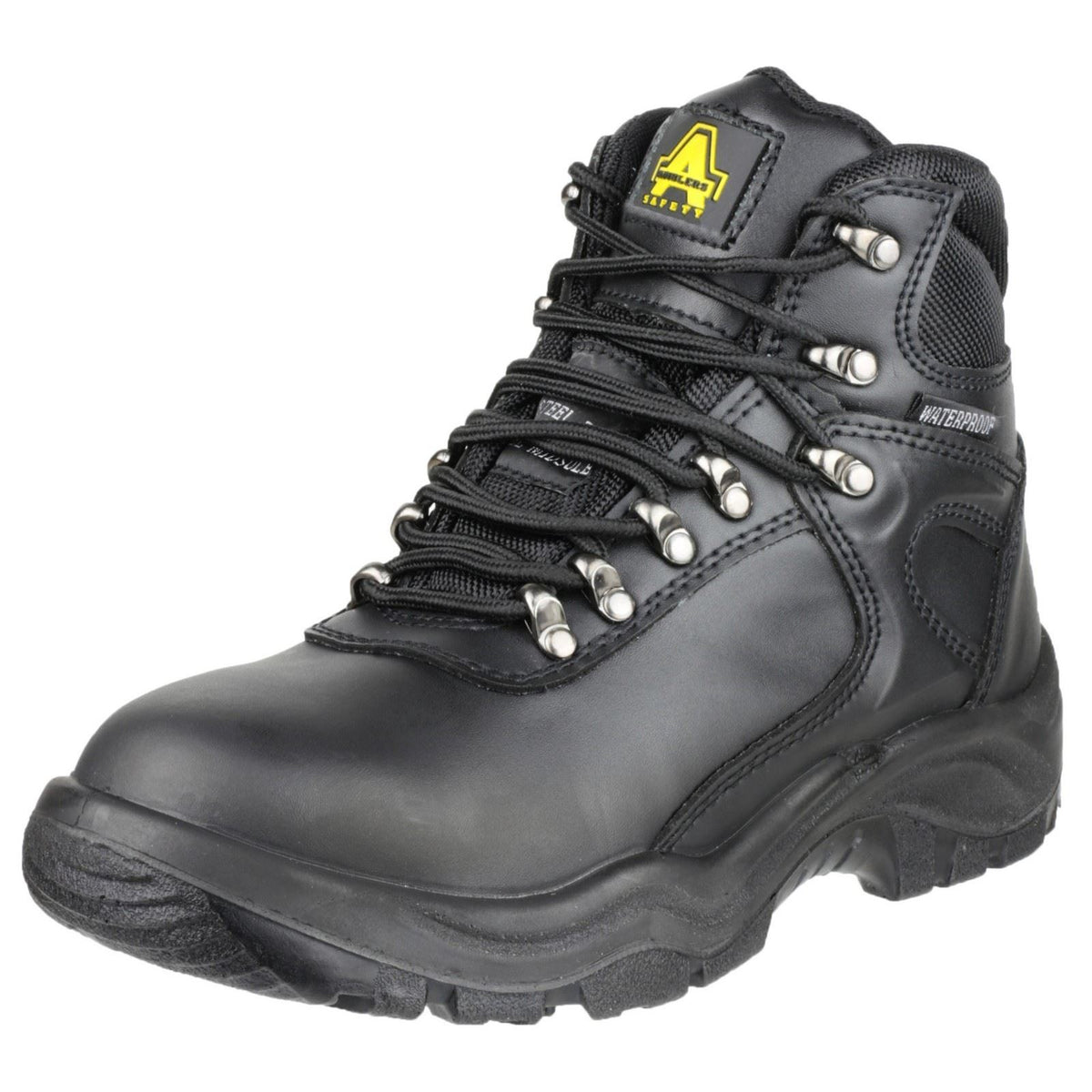 Amblers Safety FS218 Leather Black Safety Boots