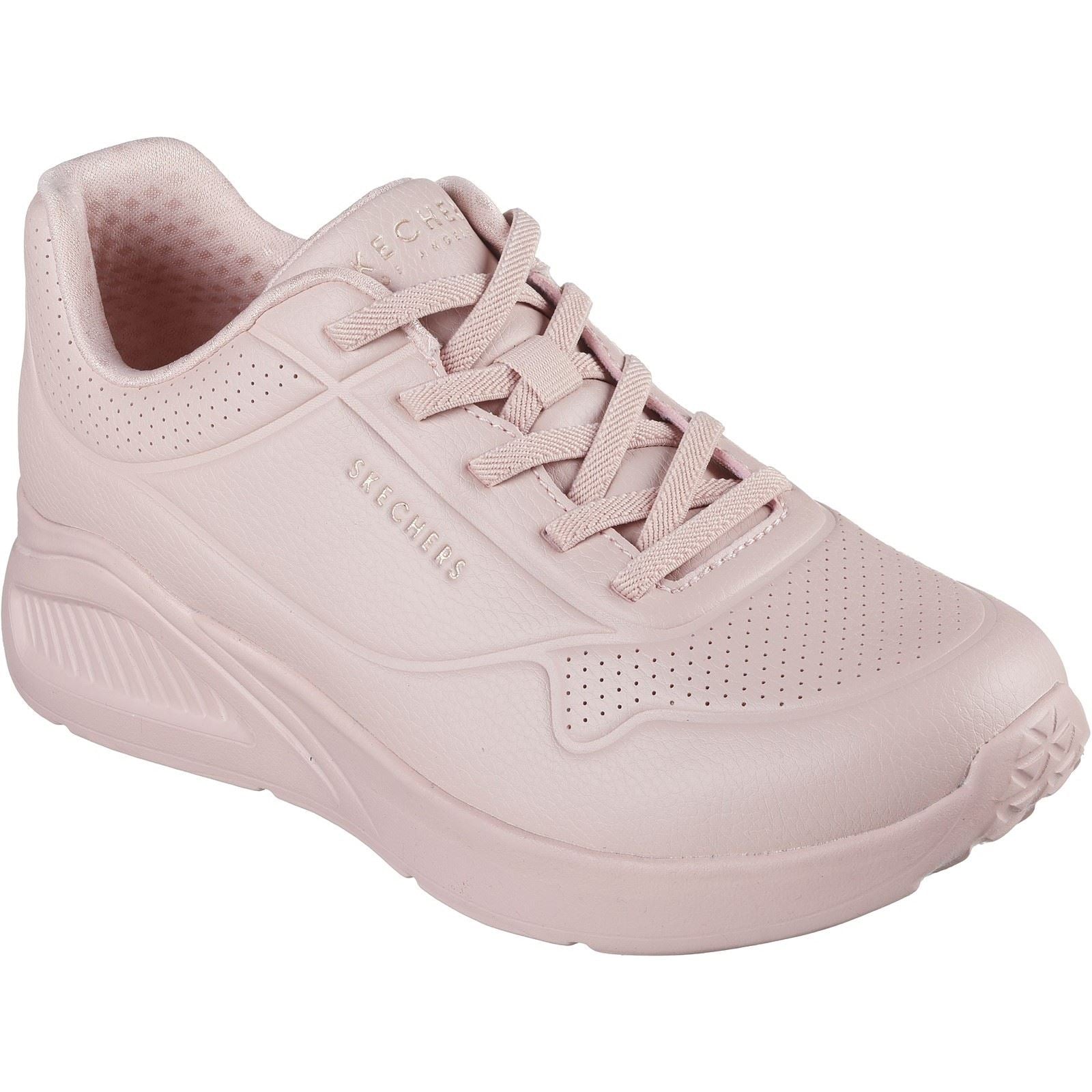 Skechers Uno Lite  Work Synthetic Women's Blush Trainers
