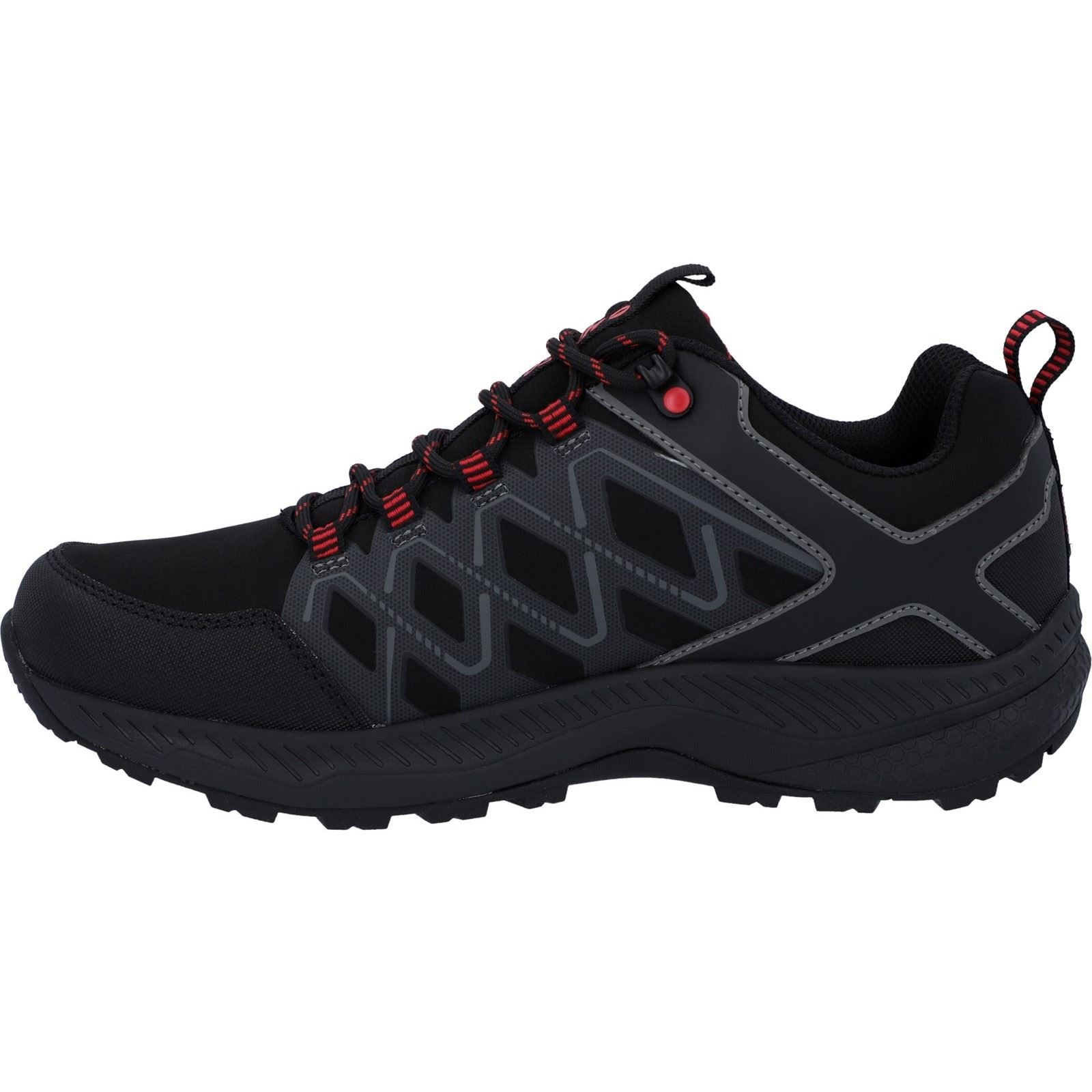 Hi-Tec Diamonde Low Polyester Men's Black/Castlerock Hiking Shoes