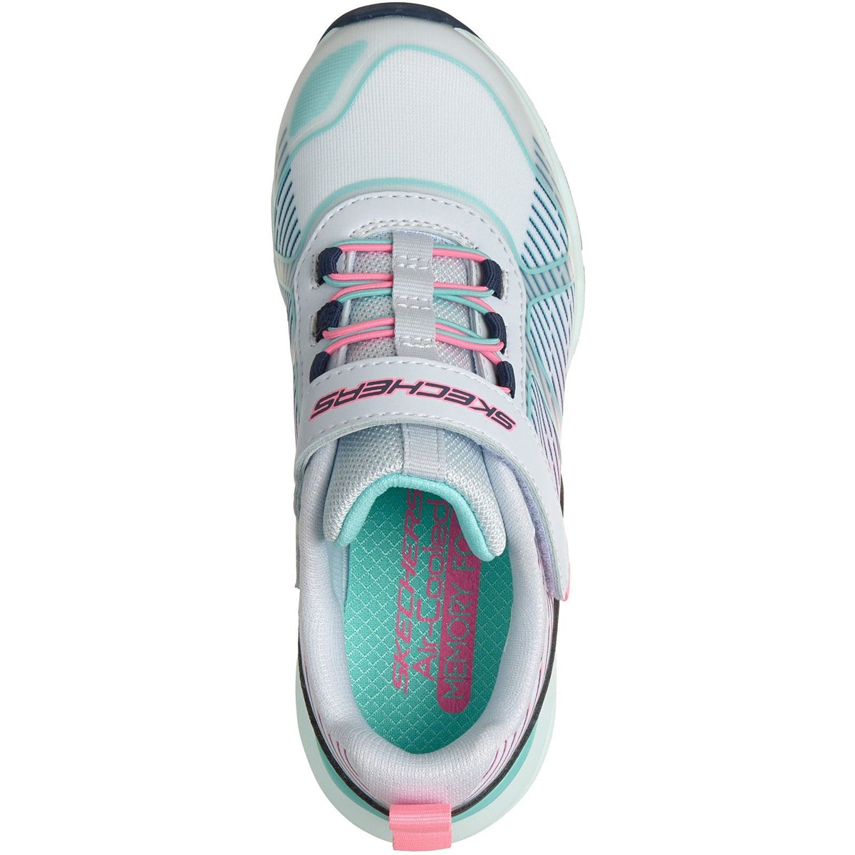 Skechers Glide-Step + Sprint Lines Kids Mint/Multi Trainers
