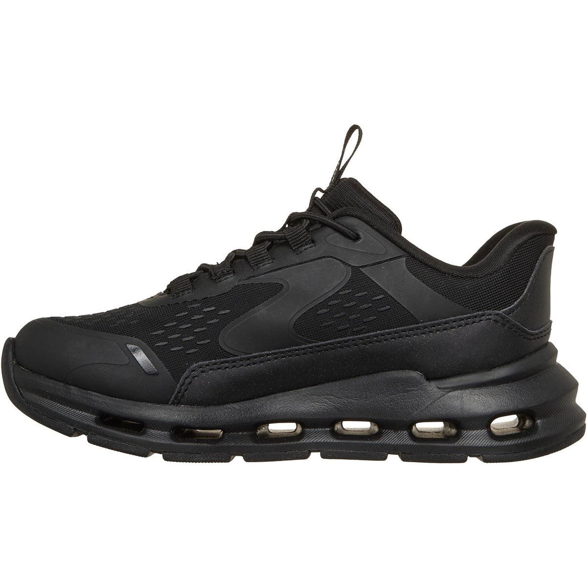 Skechers Glide Step Vista Lane Kids Black Trainers
