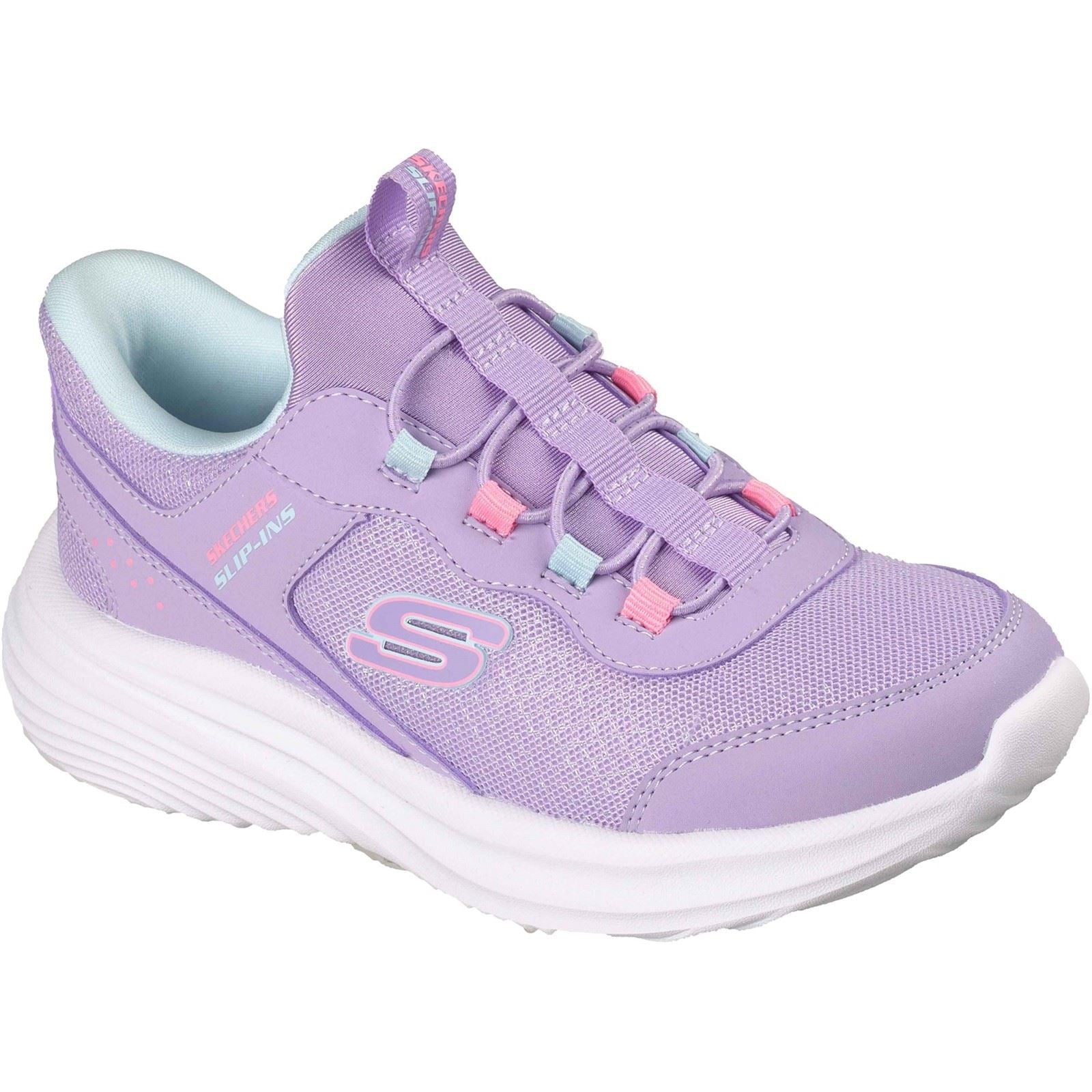Skechers Bounder Pro Polyurethane Lavender Trainers
