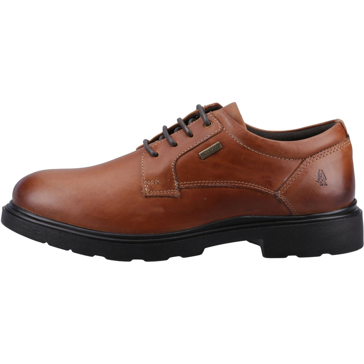 Hush Puppies Pearce Leather Men's Tan Lace-Up Shoes