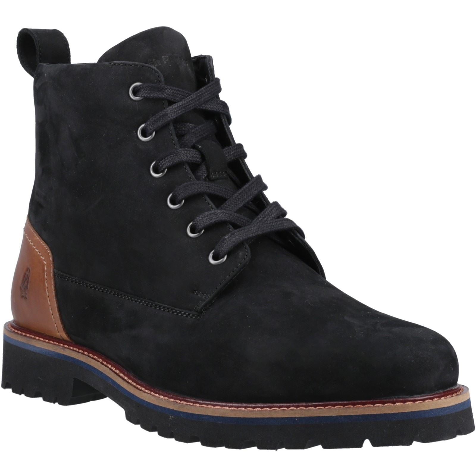 Hush Puppies Maguire Nubuck Men's Black Ankle Boots