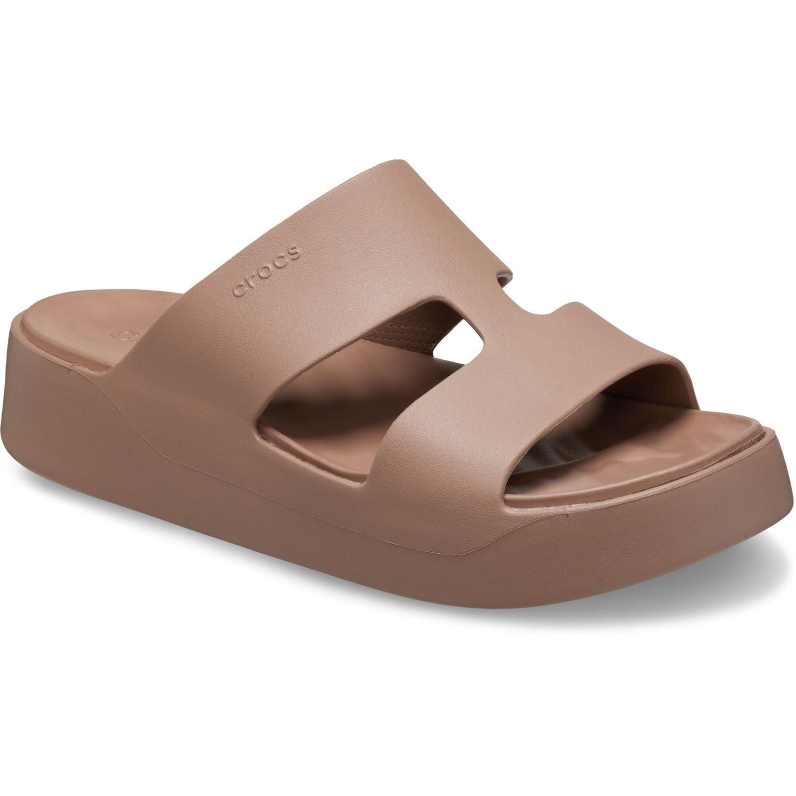Crocs Getaway Platform H-Strap EVA Women's Latte Sandals