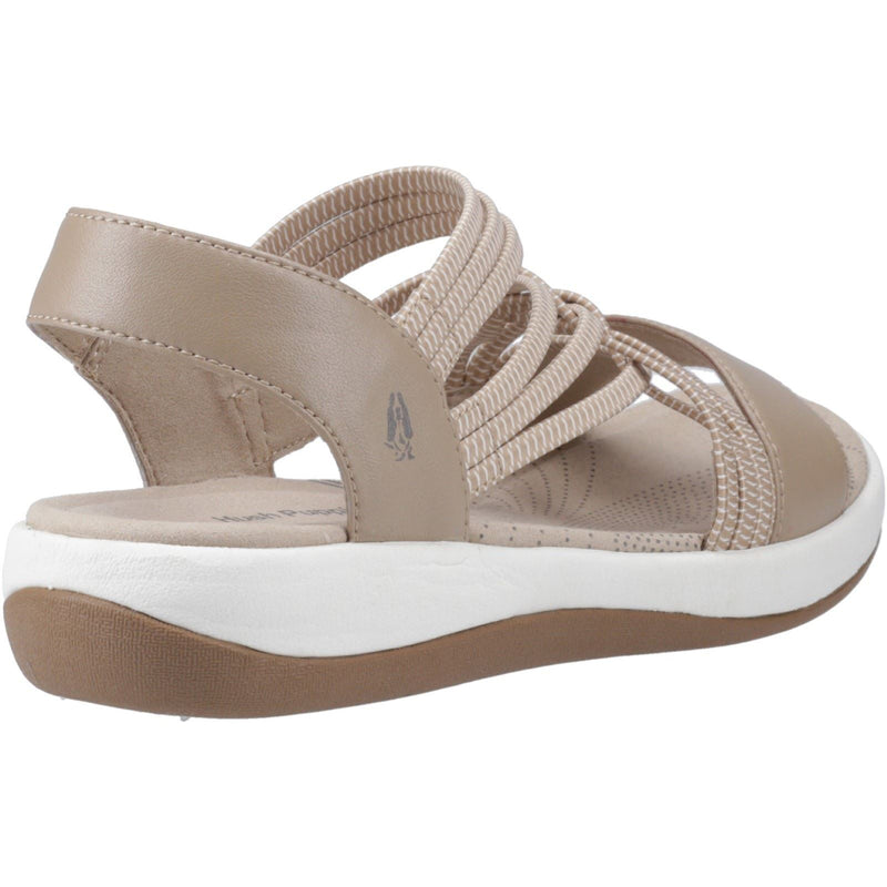 Hush Puppies Susanna Leather Women's Taupe Sandals