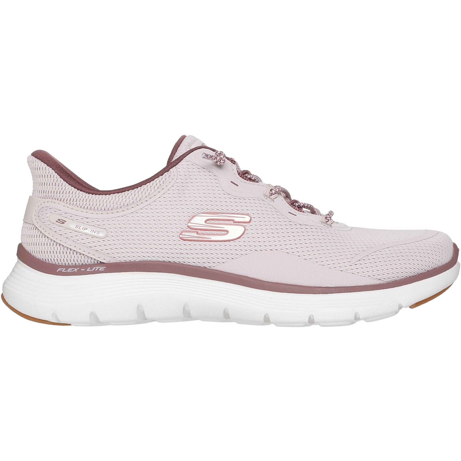 Skechers Flex Appeal 5.0 Easy Breezy Textile Women's Light Mauve Standard Trainers
