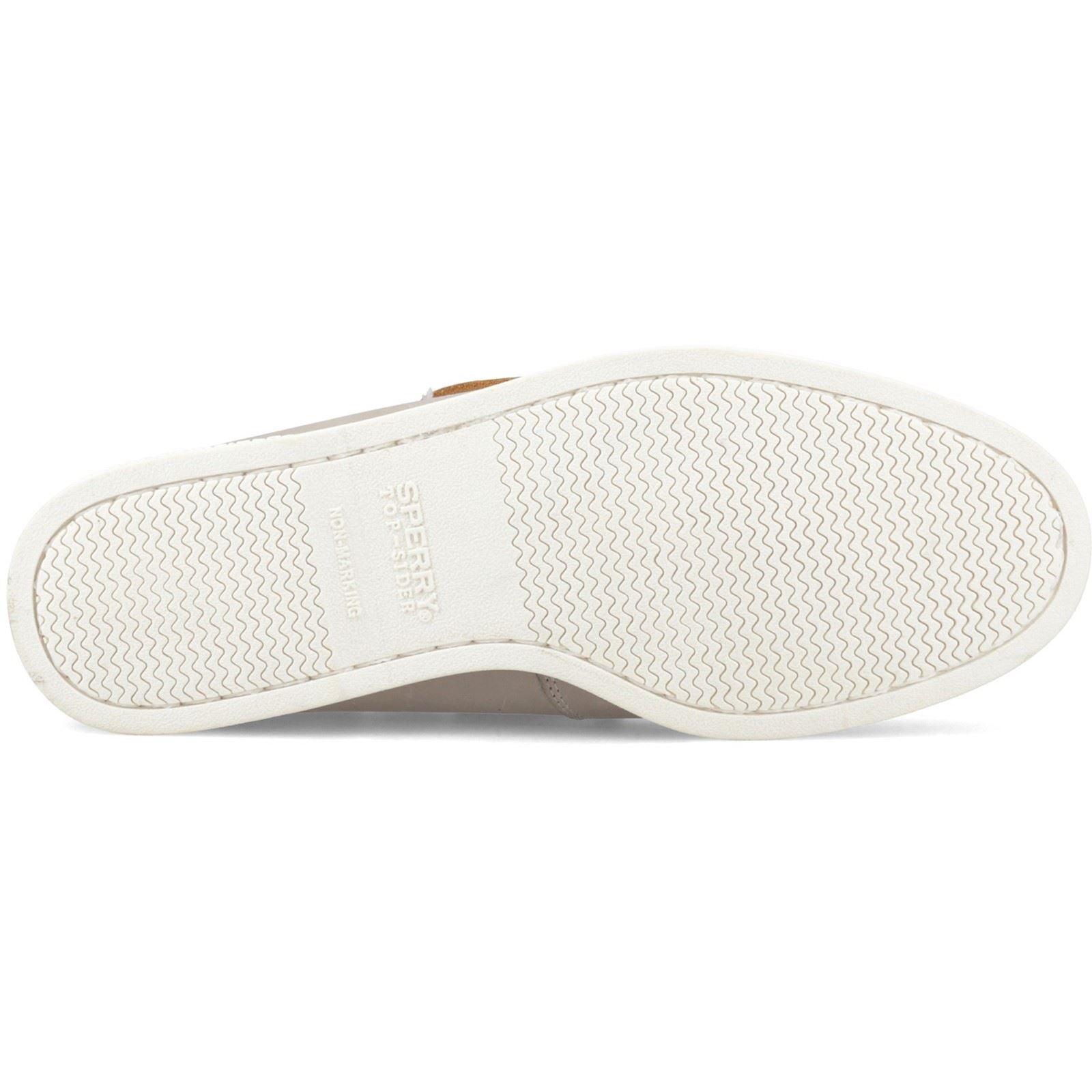 Sperry Tacoma 2 Eye Boat Leather Men's Grey Boat Shoes