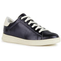 Geox D Jaysen B Leather Women's Dark Jeans/Optic White Trainers
