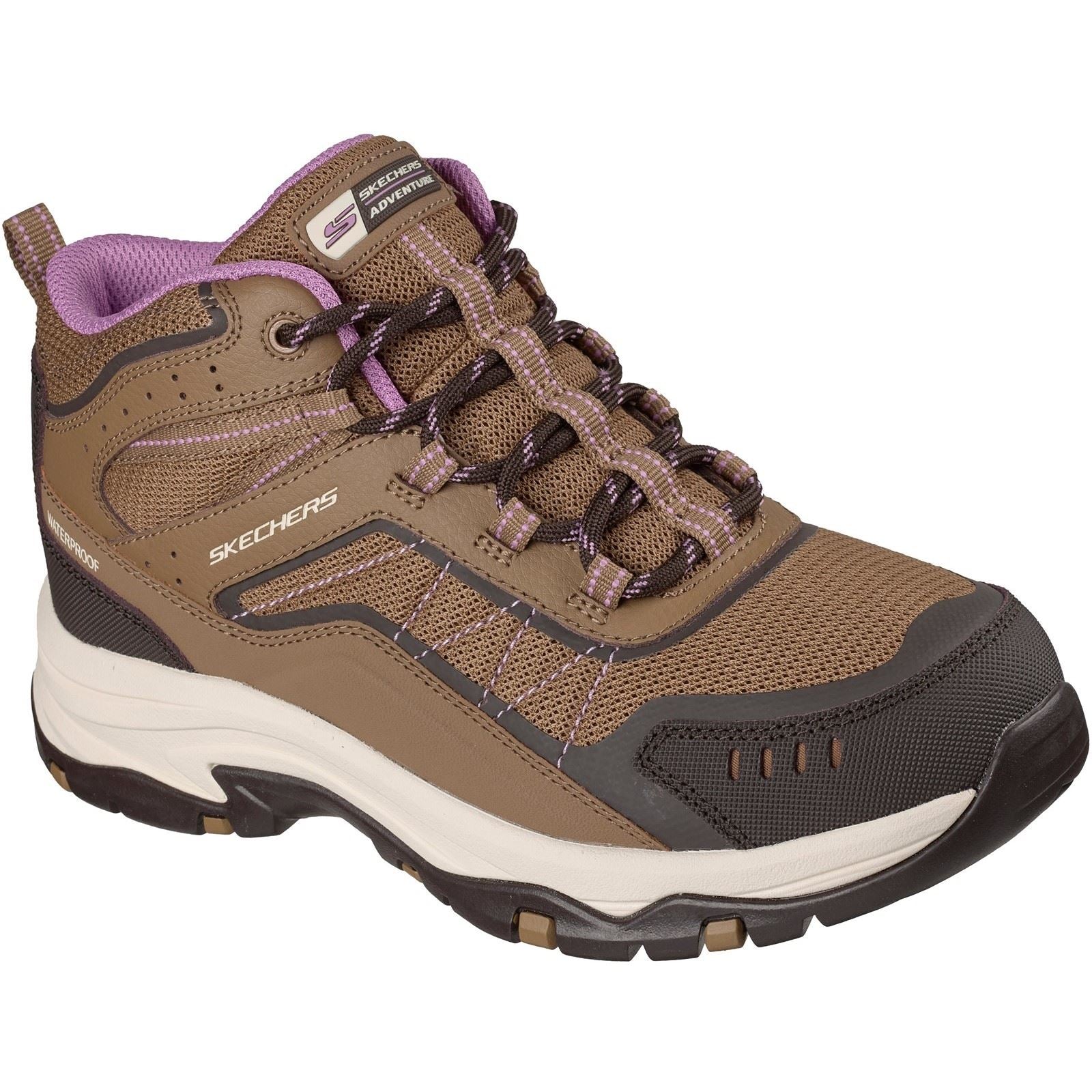 Skechers Trego Ashaway Leather Women's Tan/Brown Hiking Boots