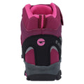 Hi-Tec Blackout Mid Synthetic Soft Shell Junior Dark Rose/Fuchsia Hiking Boots