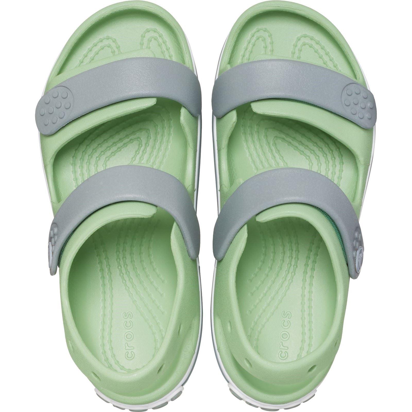 Crocs  Kids Crocband Play Synthetic Fair Green/Dusty Green Sandals