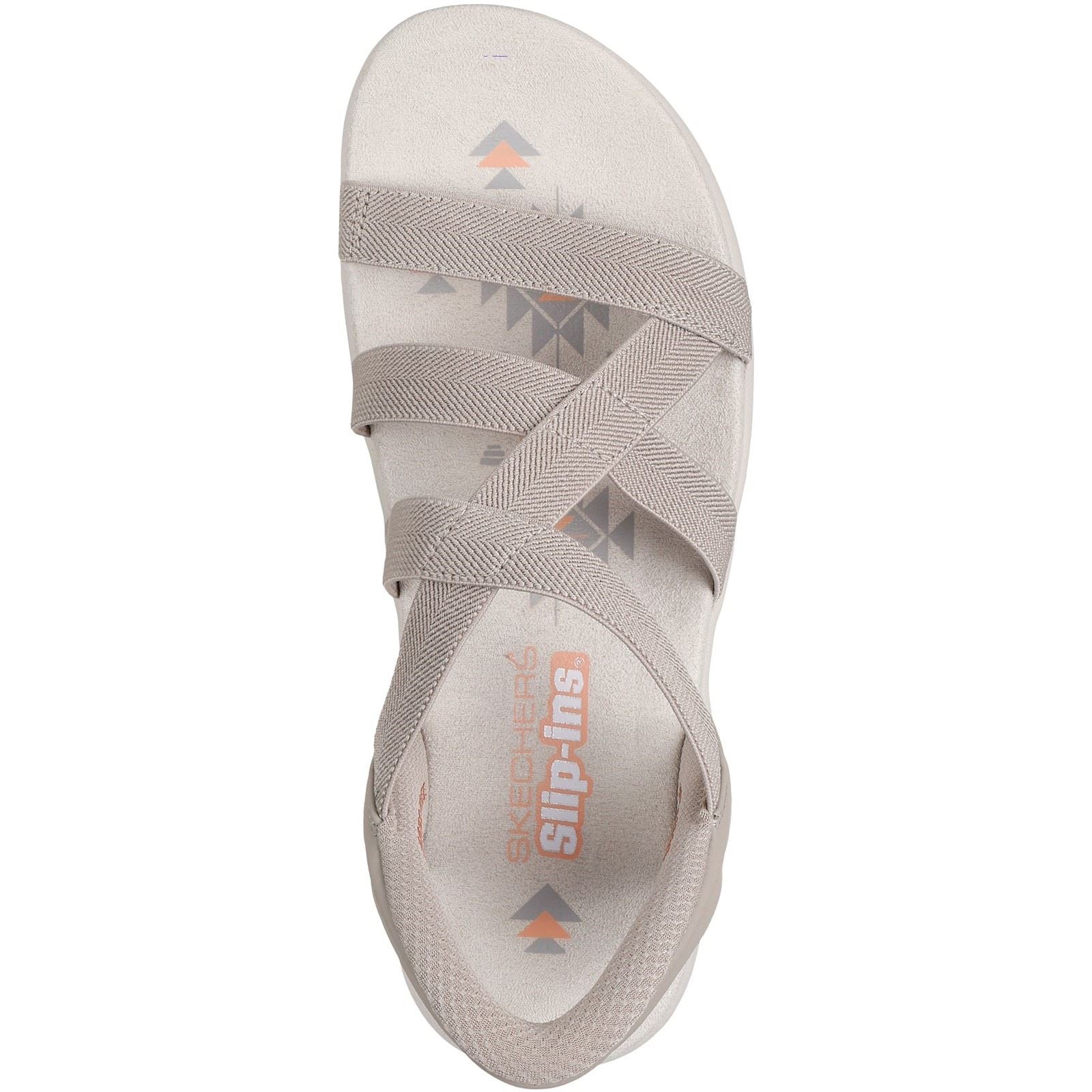 Skechers Reggae Slim - Stretch Flex Women's Taupe Sandals