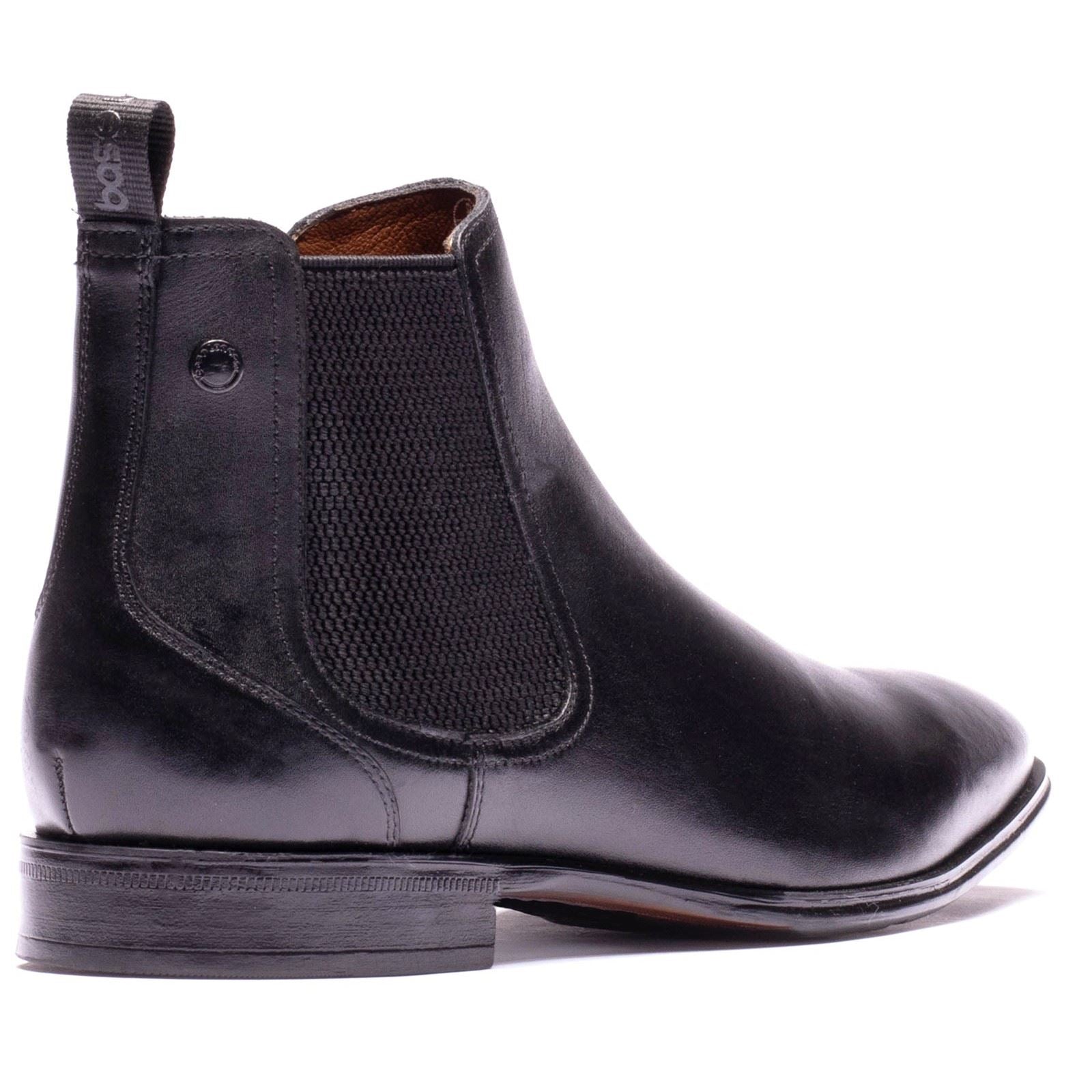 Base London Ellison Leather Men's Black Boots