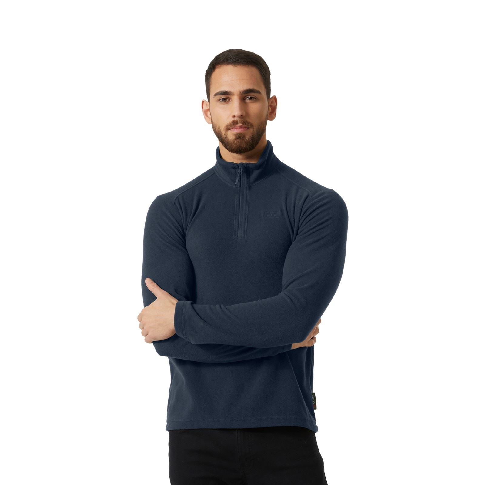 Helly Hansen Sport Daybreaker 1/2 Zip Polyester Men's Blue Fleece Pullover