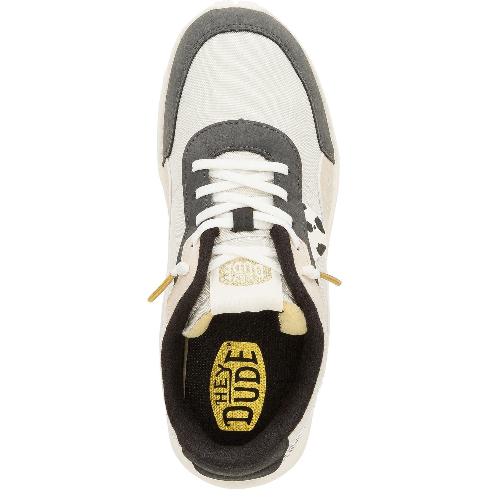 HEYDUDE Hayden Shine Synthetic Women's Ivory/Multi Trainers