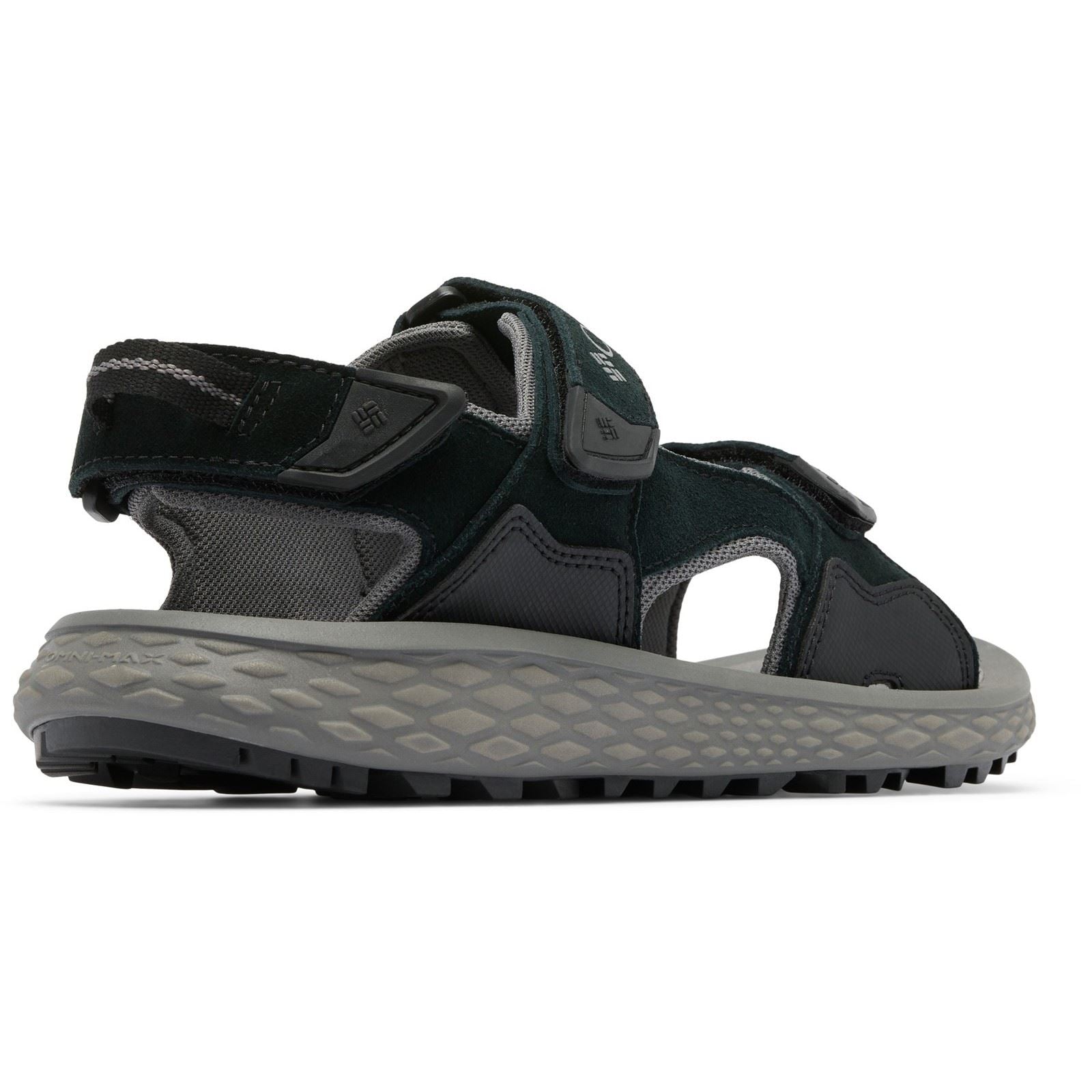 Columbia Konos Hiker 3-Strap Polyester Men's Black Sandals