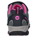 Hi-Tec Blackout Low Synthetic Soft Shell Junior Dark Forest/India Ink/Pink Hiking Boots