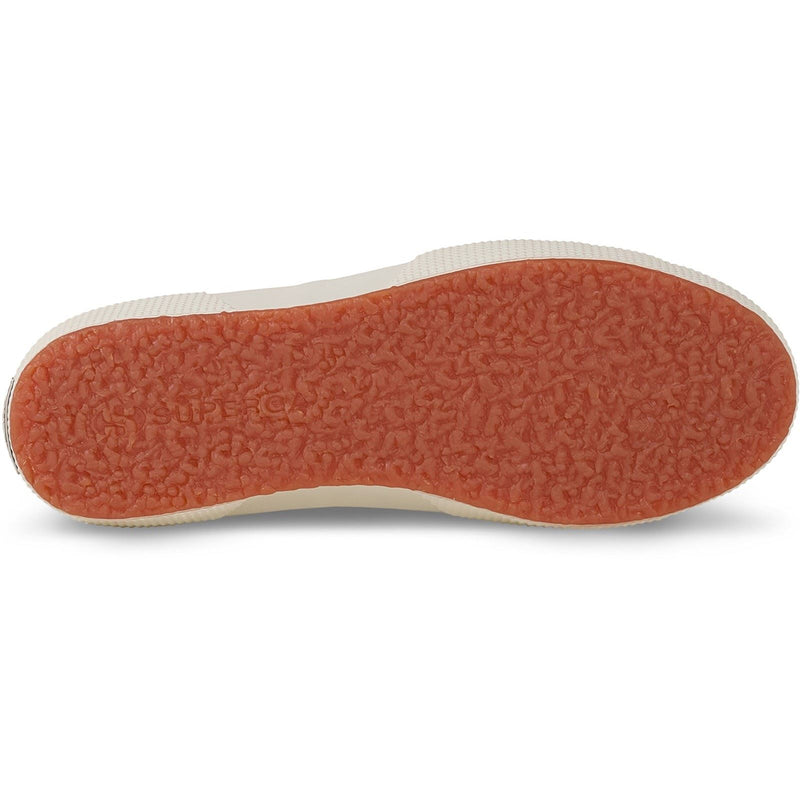 Superga 2750 Stripes Print Cotton Women's Off White/Azure Trainers