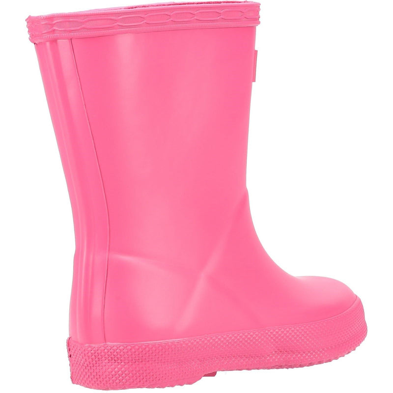 Hunter Kids First (Matte) Rubber Bright Pink Wellington Boots