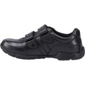 Hush Puppies Vance Leather Junior Black Loafers