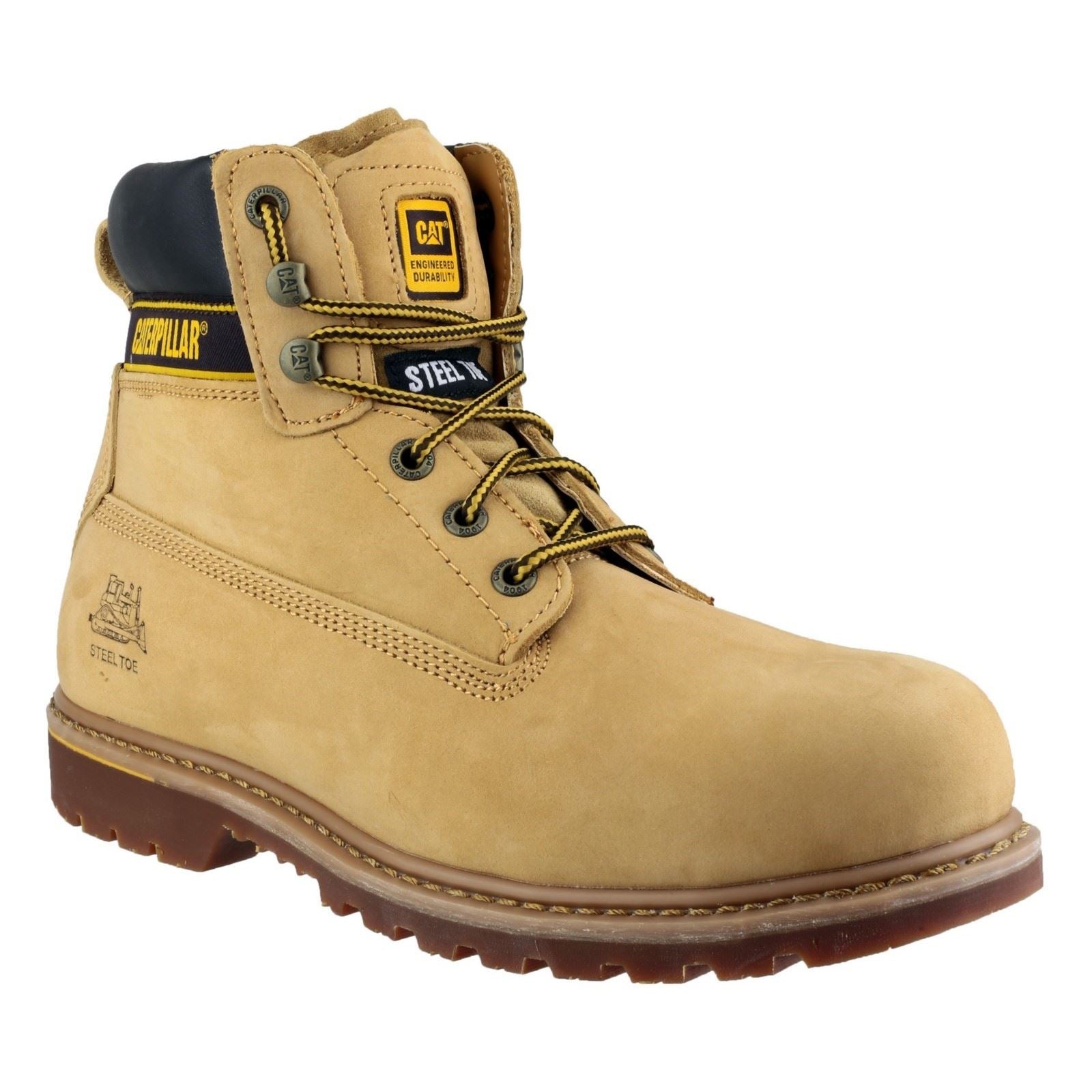 Caterpillar Holton Leather Honey Safety Boots
