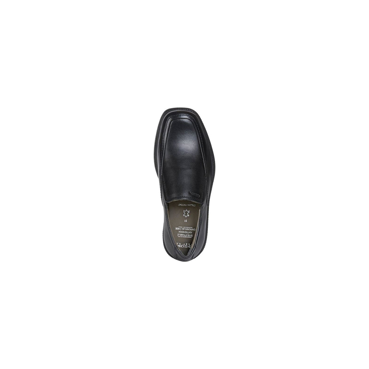 Geox Jr Federico Leather Black Loafers