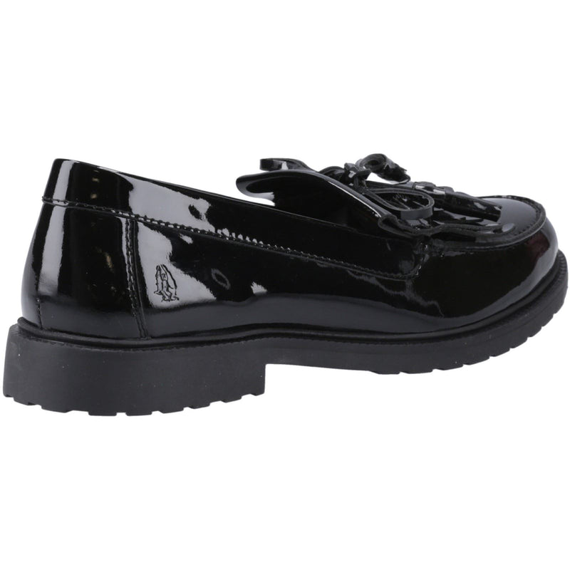 Hush Puppies Verity Kiltie Leather Women's Black Loafers