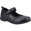 Hush Puppies Bianca Leather Junior Black Shoes
