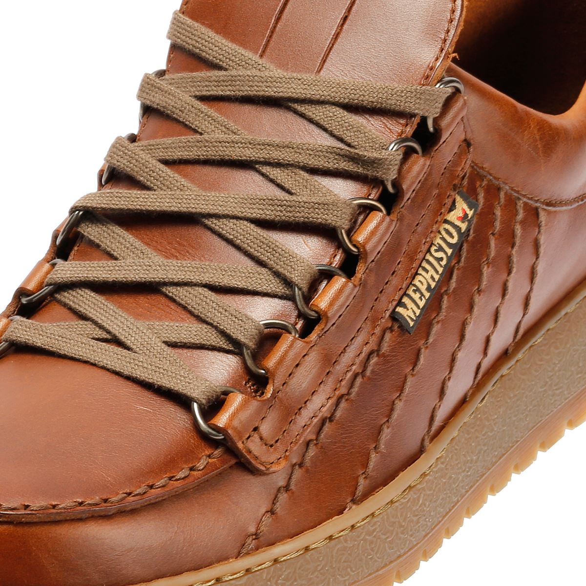 Mephisto Rainbow Heritage 4778 Leather Men's Chestnut Shoes